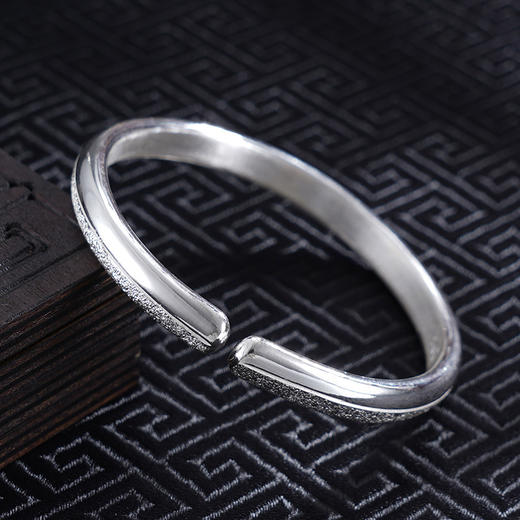 【星河灿烂】子佩集S999银手工手镯原创设计【55031104】2407 商品图3