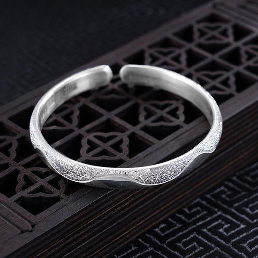 【星辰秘语】子佩集S999银手工手镯原创设计【55031105】2407 商品图3