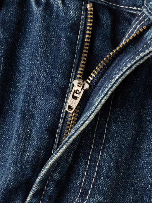 COCO ZONE 100棉复古牛仔半身裙显瘦A字裙CC1C1578 商品图7