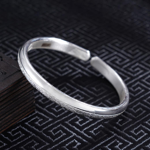 【星河灿烂】子佩集S999银手工手镯原创设计【55031104】2407 商品图1