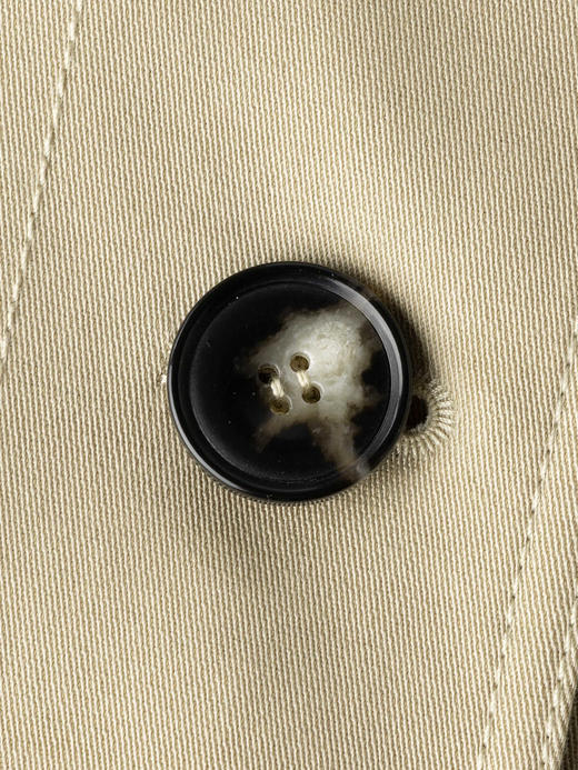 COCO ZONE 莱赛尔棉混纺设计感长袖外套翻领上衣CC1C1699 商品图6