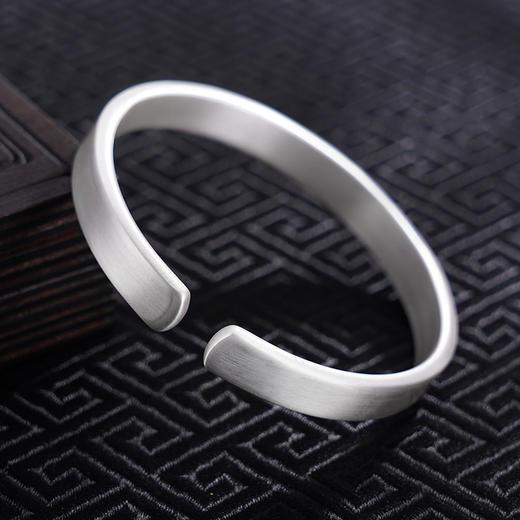 【小猫戏蝶】子佩集S999银手工手镯原创设计【55052211】2407 商品图3