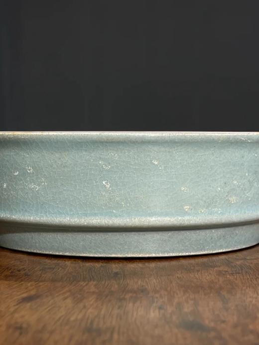 汝窑天青釉笔舔砚，顺丰包邮 商品图14