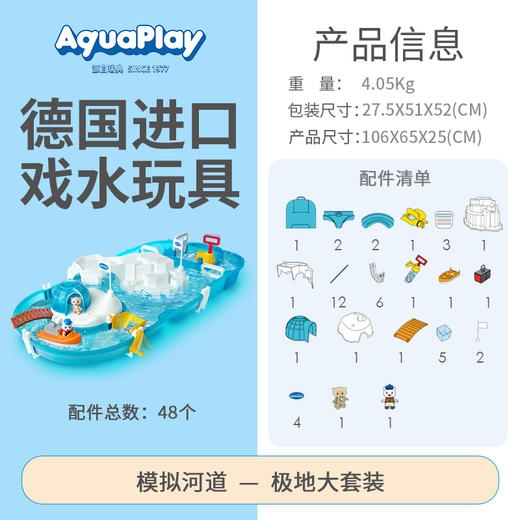 儿童玩具 德国Aquaplay模拟河道一平米水上乐园 商品图7