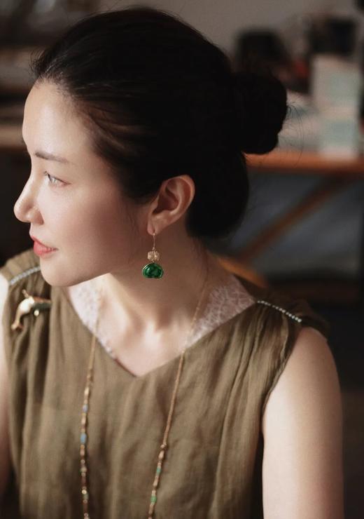 金狮辅首耳环 商品图3