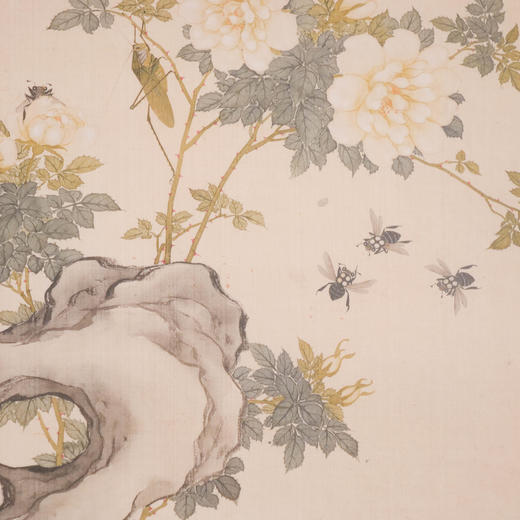 [全套16张]岭南画派始祖居廉居巢画片 仿绢纹高清复刻版画 已手工托裱包边 可用于临摹学习 精品收藏装框悬挂居家装饰送礼 商品图4