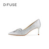 D:FUSE迪芙斯2024秋季新款流行格利特宴会鞋精致闪耀蝴蝶钻扣高跟鞋婚鞋DF43111162 商品缩略图1