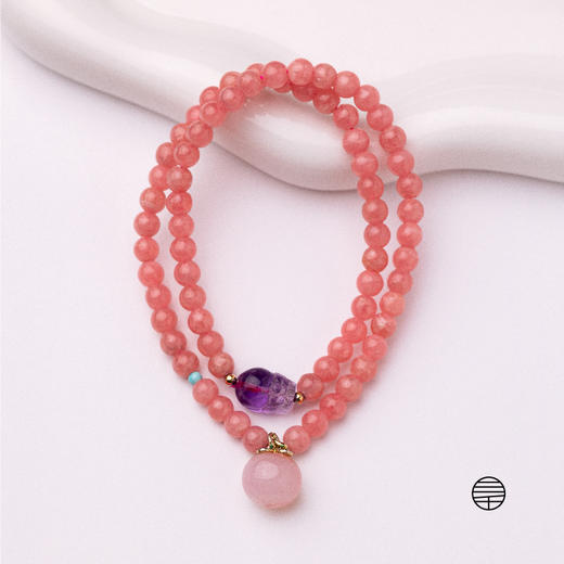 万物三千｜红纹石貔貅招财手串  手链  礼品 商品图0