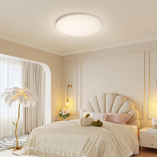 欧普（OPPLE）儿童房护眼灯光谱吸顶灯冰玉书房灯卧室灯简约现代灯具 商品图4