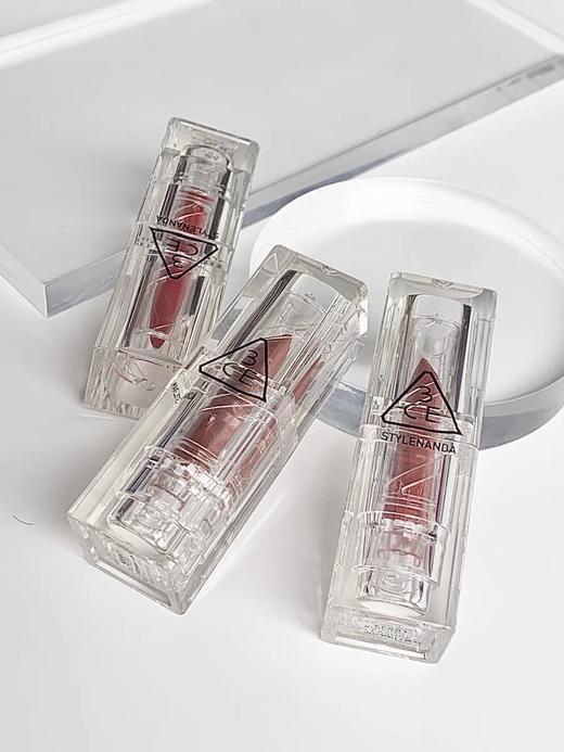 3CE透明壳口红柔雾哑光唇膏#RED MUSE糖霜草莓 商品图2