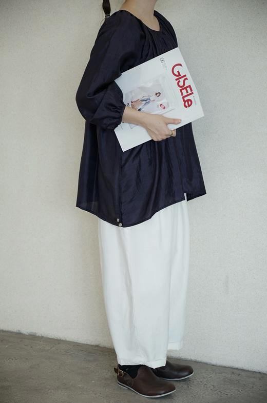 BUNON 圆领后开扣长袖衬衫​​(2色可选) 商品图11