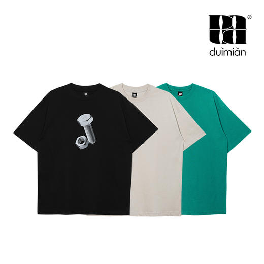 duimian对面螺母印花圆领T 商品图4