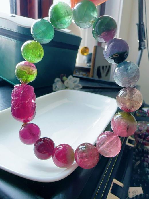 53.6g 12.5mm 碧玺手链 商品图1