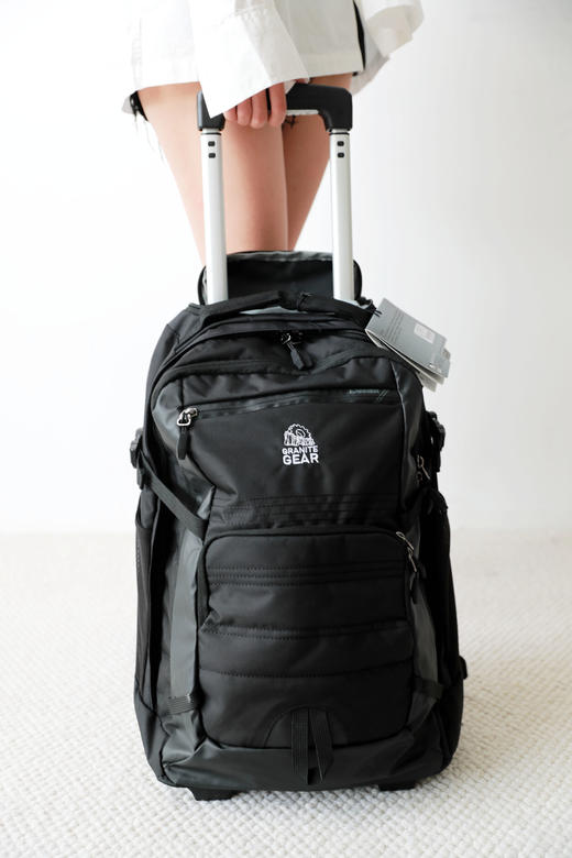 拉杆+双肩多功能。户外山系大容量17英寸登机箱行李箱背包A072960 商品图8