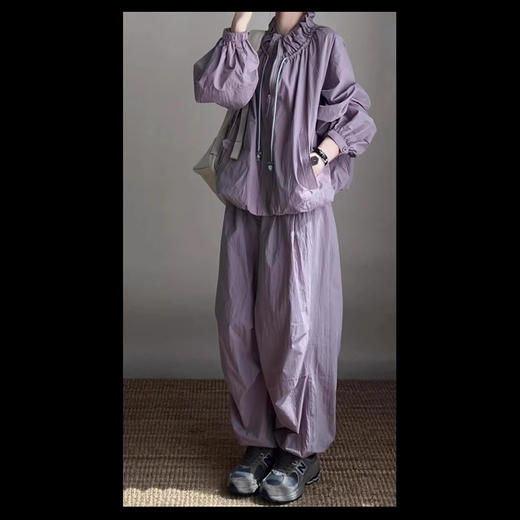 裁缝学苑AQ325运动套装纸样女装夏季防晒衣外套长裤两件套装样板 商品图5