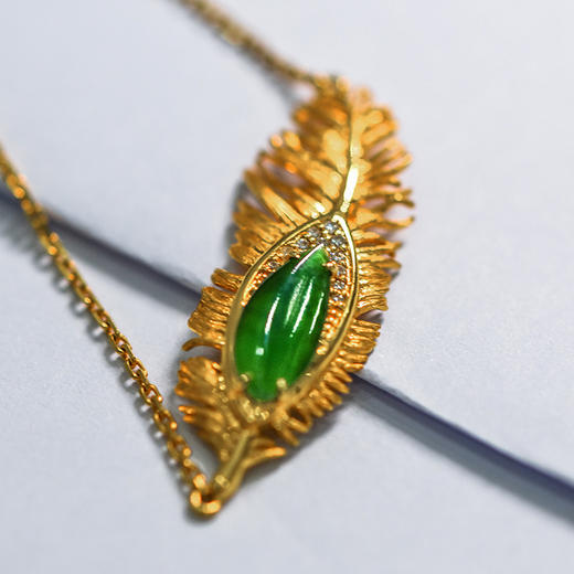 片羽翡翠项链（定制40天） 商品图2