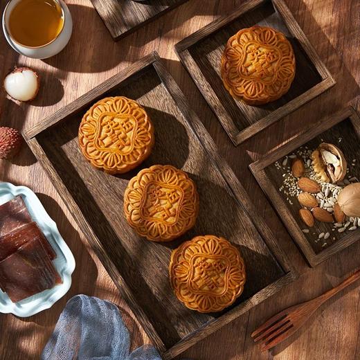 【一件包邮】澳门英记金腿五仁月饼720g 细腻五仁过口难忘一盒4块  甘肃/青海/内蒙古/新疆/西藏/宁夏/海南/港澳台不发货 商品图2