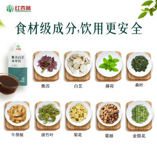 【紫苏白芷本草饮】300ml吉老师亲自研发 药食同源 超浓缩技术 好吸收更健康 商品图2