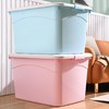 【多功能收纳箱】塑料储物箱特大号被子收纳盒玩具储物盒搬家用衣服整理箱 收纳箱 商品缩略图1