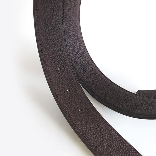 【全新】Hermes爱马仕全新黑棕拼色Constance康康H金扣3.8厘米双面腰带 170724NJS24 商品图7