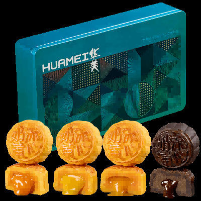 华美京式月饼礼盒装五仁果仁中秋节日礼品企业福利团购批发代发 商品图2