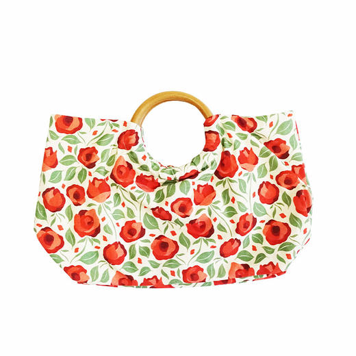 HUJI祤集Noble手提包插画花花 商品图8