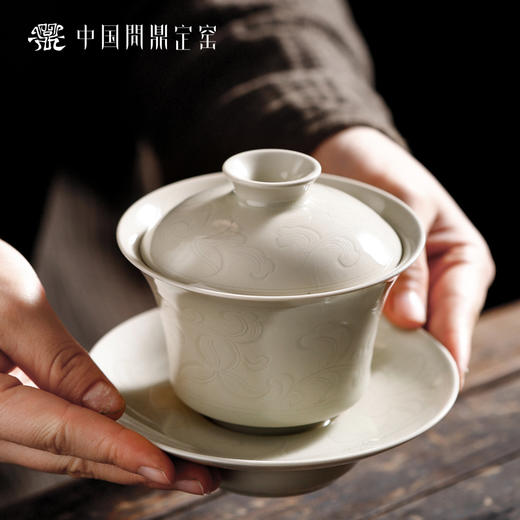 问鼎定窑云霄盖碗（缺货） 商品图1