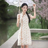 改良短款修身日常，少女款气质国风旗袍XL208 商品缩略图4