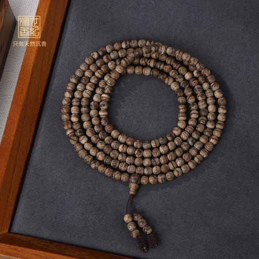 天然达拉干沉香佛珠 5mm*216颗 10克+ SP7503 商品图0