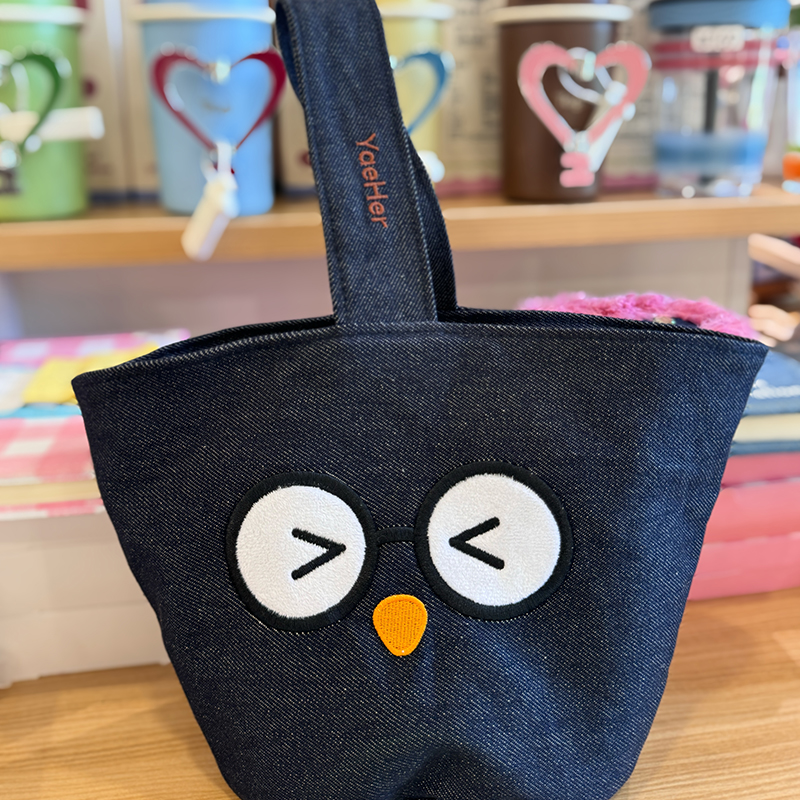 怡禾亲子牛仔包，大托特包+小水桶包