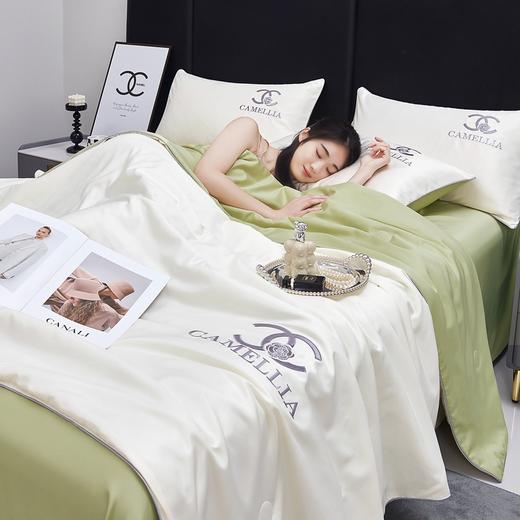 【恣意~生活的仪式感，水洗冰丝夏被四件套刺绣系列】水洗冰丝夏被四件套 凉感单双人空调被 夏凉被 薄被床品套件-QQ 商品图10