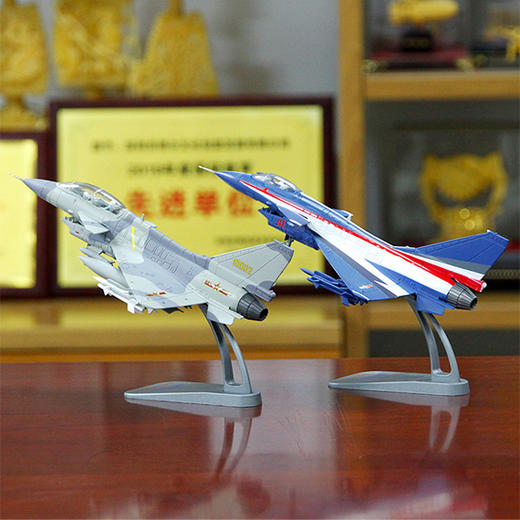 1:72歼10飞机模型合金战斗机J10歼十阅兵仿真军事模型航展纪念品 商品图6