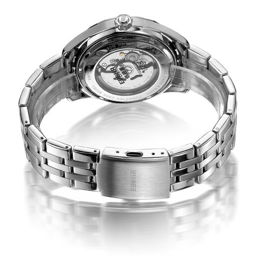 依波表EBOHR 专柜同款气质钨钢表圈进口机械机芯50米防水1027 商品图3