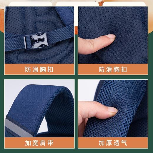 2024新款男女小学生书包二三到六年级大容量护脊减负双肩背包书包开学季文具套装 商品图2