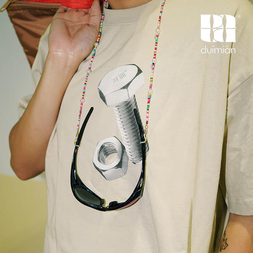 duimian对面螺母印花圆领T 商品图3