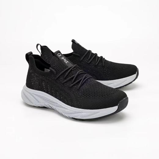 源之民健步鞋男款高弹飞织面料橡塑+贴片底运动休闲轻便舒适 商品图2