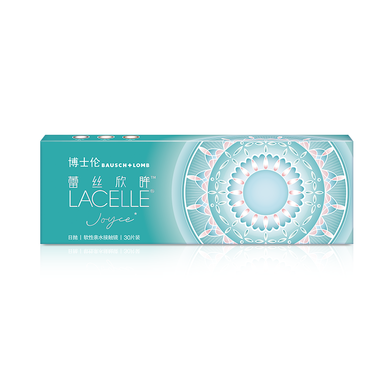 博士伦蕾丝欣眸日抛30片装
