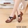 周末有约2024淑女鞋春季法式田园芭蕾风单鞋橡筋交叉方头通勤女鞋 商品缩略图1
