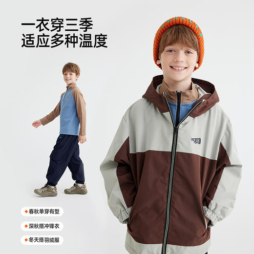 【咕噜日记】儿童立领插肩袖T恤 PQTX2413 商品图2