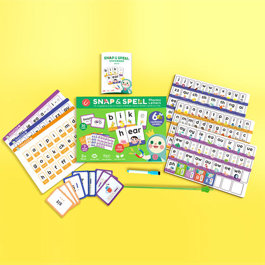 Snap & Spell Phonics Letters“拼贴乐”自拼学习套装 商品图6