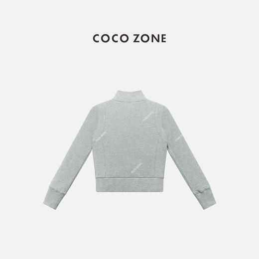 COCO ZONE 100棉秋季百搭开衫上衣立领外套CC1C1656 商品图1