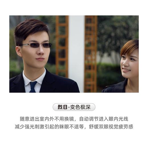 雅歌1.56非球面单光昂科美变色灰变多层减反射膜现片 商品图4