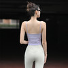 beemen固定一体杯 运动背心 螺纹纽扣瑜伽背心  健身普拉提吊带 舒适不勒 商品缩略图1