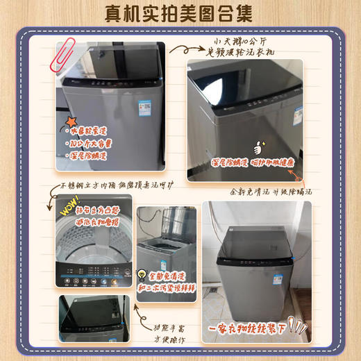 小天鹅（LittleSwan）波轮洗衣机全自动 10公斤大容量 升级鲸浪柔洗 免清洗不脏桶 除螨 商品图2