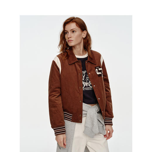 Teenie Weenie小熊卡通字母棉服女冬季外套TTJP248T03N 商品图1