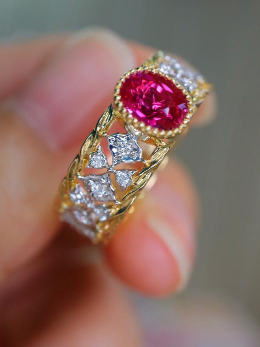 0.80ct 5.22g 红宝石戒指 商品图4