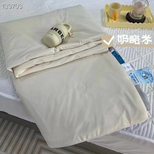 【凉感丝被，舒适又清爽】纯色凉感丝夏被 高端夏季空调被 机洗单双人宿舍薄被子 多种颜色可选-QQ 商品图9