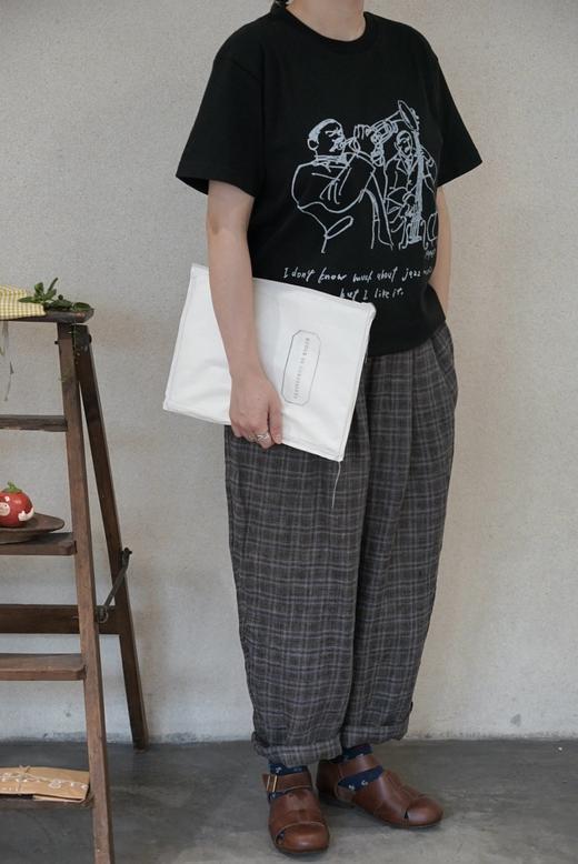 HARVESTY 速写图案限定断续T恤 商品图2