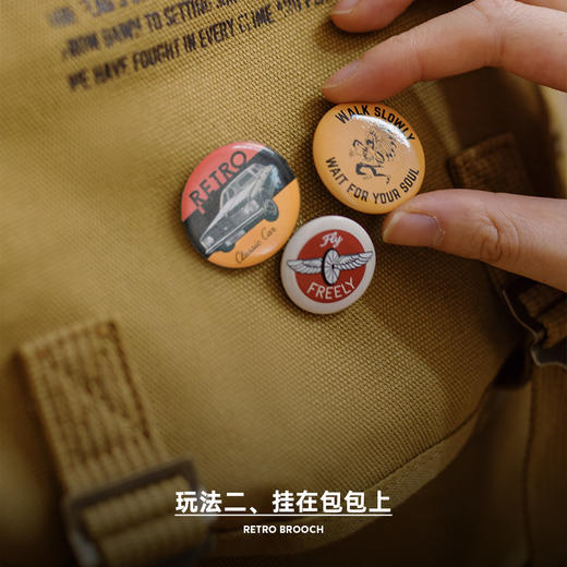 马登复古趣味胸针创意衣服配饰别针包包扣针帽子徽章配饰品胸章 商品图3