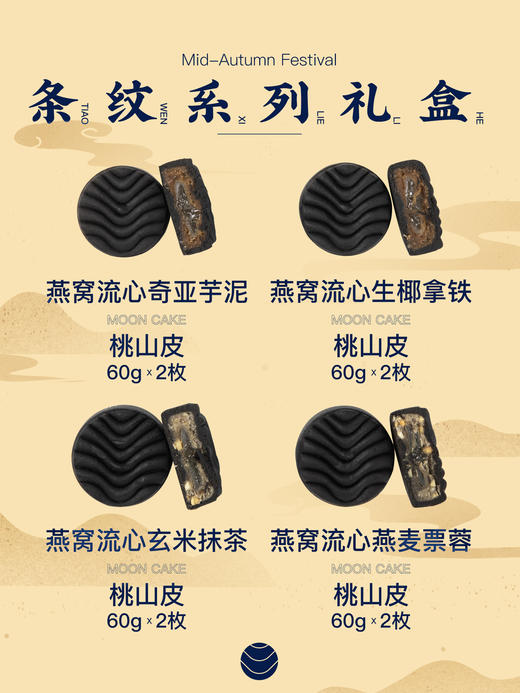 【中秋节月饼】桃山皮流心奶黄 广式五仁冰皮月饼 口味多种 满足您的味蕾 商品图12